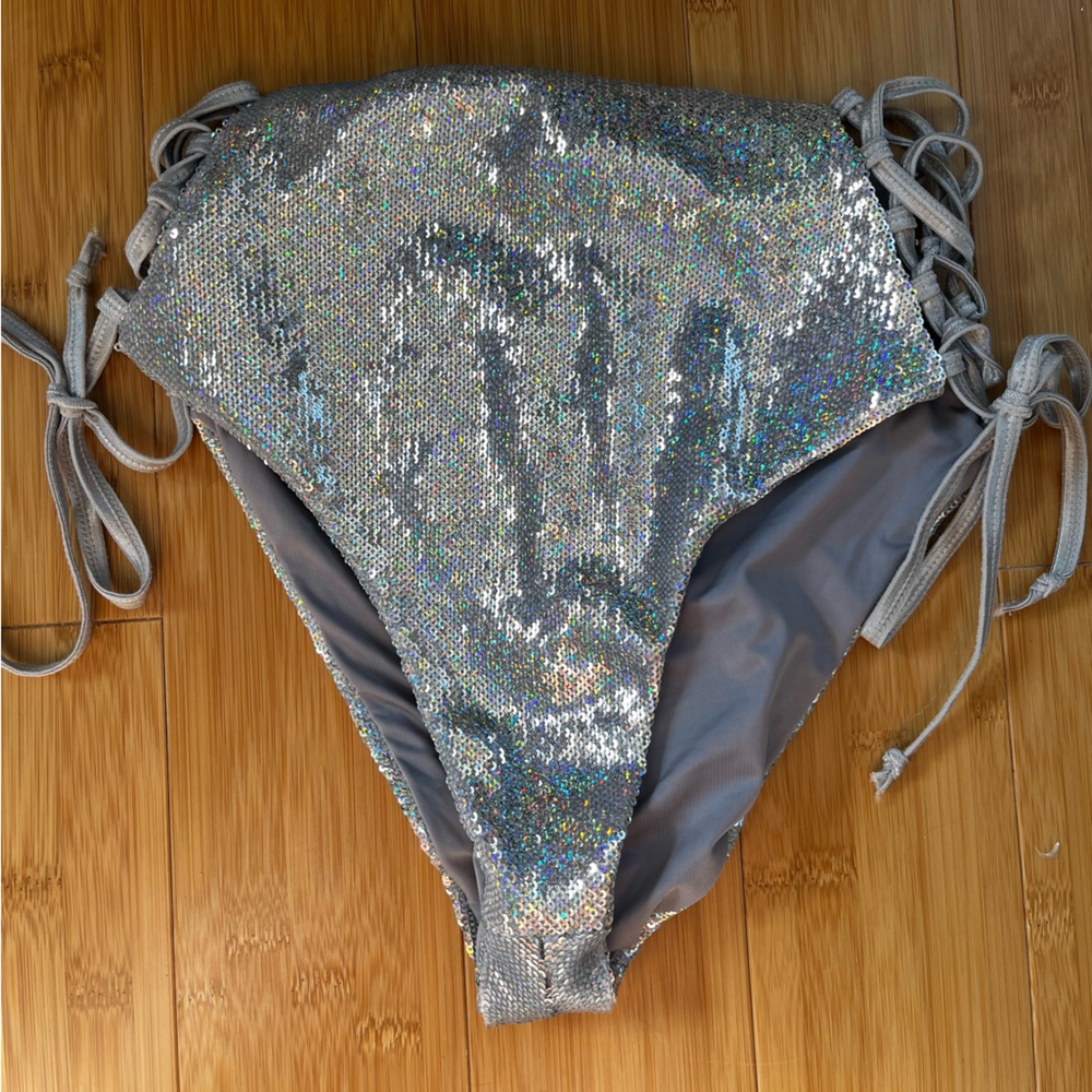 Dolls Kill Club Exx Kinetic Feel Sequin Booty Shorts